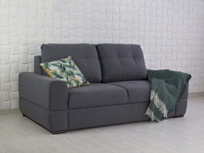 Диван на металлокаркасе Брикс Lux (варианты ширины спального места: 1200/1400/1600 на 2000) – 16 фото с описанием