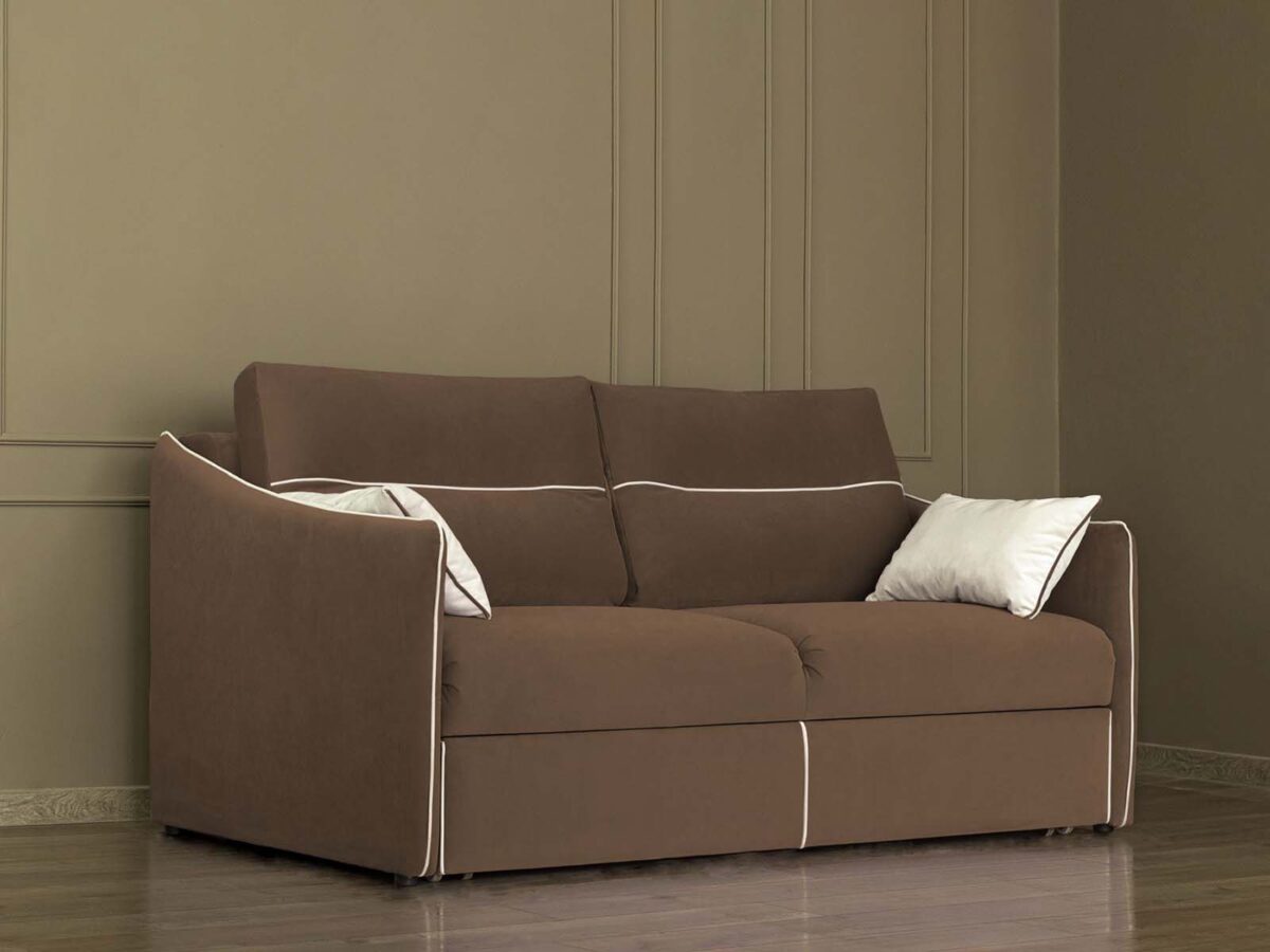 Диван на металокаркасе Скайсофт Lux (варианты ширины спального места: 1200/1400/1600 на 2000) — 16 фото с описанием - 2 (Под заказ)