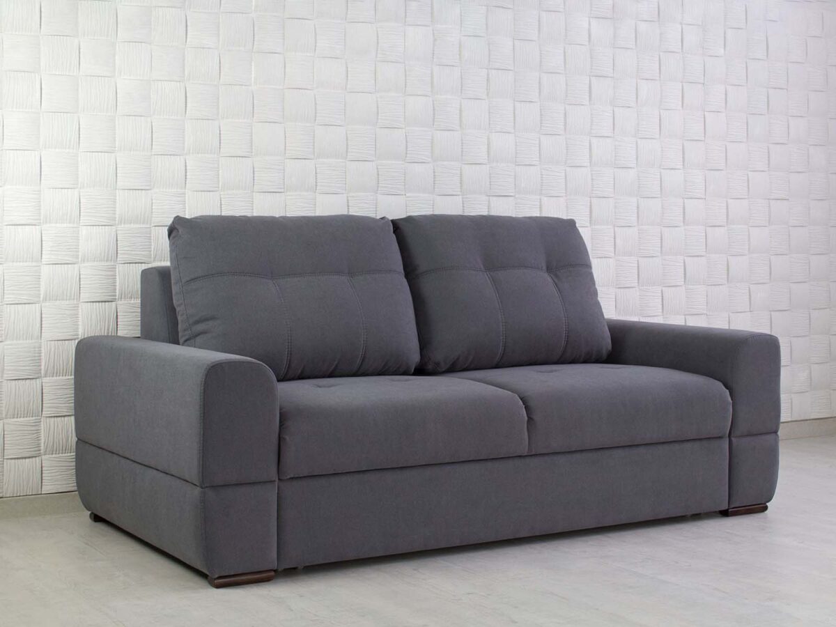 Диван на металлокаркасе Брикс Lux (варианты ширины спального места: 1200/1400/1600 на 2000) – 16 фото с описанием - 2 (Под заказ)