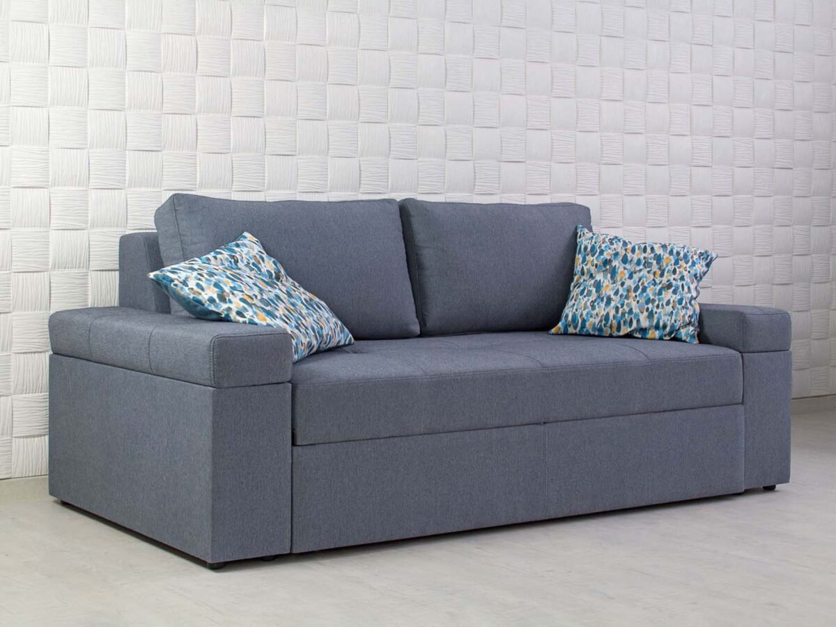 Диван на металокаркасе Прайм-Ф Lux (варианты ширины спального места: 1200/1400/1600 на 2000) — 16 фото с описанием - 4 (Под заказ)