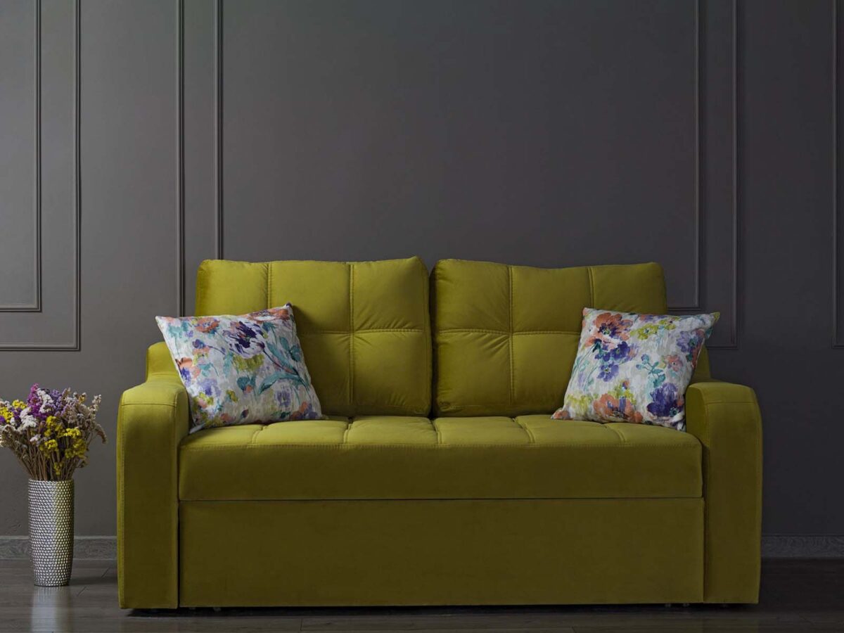 Диван на металокаркасе Сидни Lux (варианты ширины спального места: 1200/1400/1600 на 2000) — 16 фото с описанием - 3 (Под заказ)