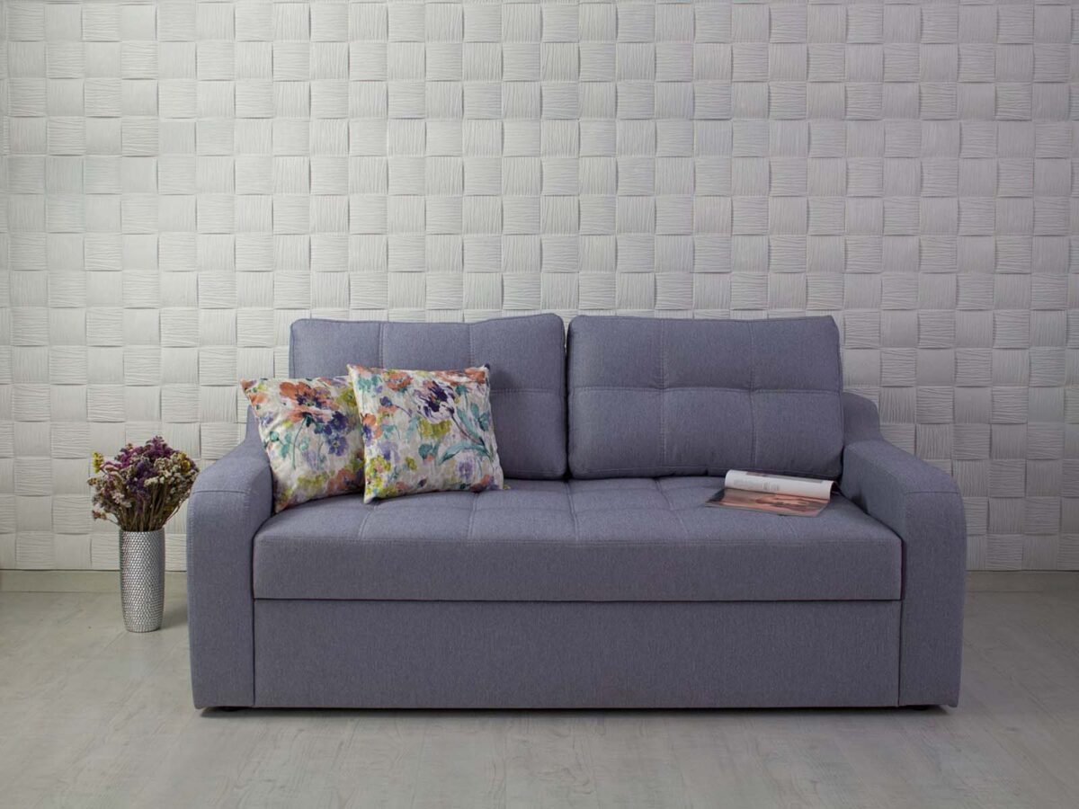 Диван на металокаркасе Сидни Lux (варианты ширины спального места: 1200/1400/1600 на 2000) — 16 фото с описанием - 8 (Под заказ)