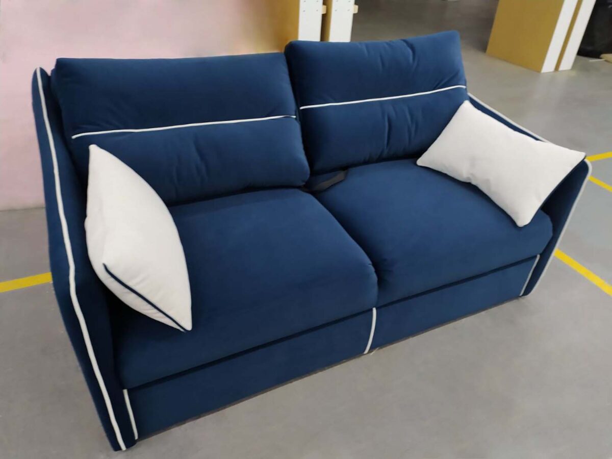 Диван на металокаркасе Скайсофт Lux (варианты ширины спального места: 1200/1400/1600 на 2000) — 16 фото с описанием - 9 (Под заказ)